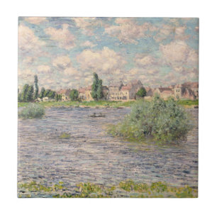 Claude Monet   die Seine bei Lavacourt Fliese