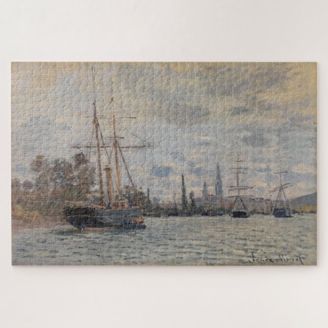 Claude Monet Die Seine bei Rouen Puzzle (Horizontal)
