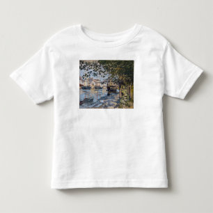 Claude Monet   die Seine in Rouen, 1872 Kleinkind T-shirt
