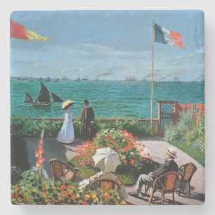 Claude Monet die Terrasse bei Sainte-Adresse, Steinuntersetzer