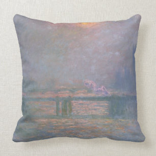 Claude Monet   die Themse mit Charing Kreuz Kissen