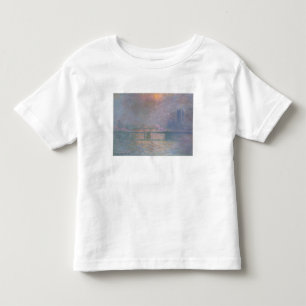 Claude Monet die Themse mit Charing Kreuz Kleinkind T-shirt
