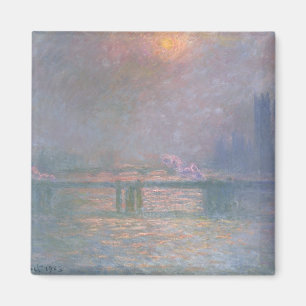 Claude Monet die Themse mit Charing Kreuz Magnet