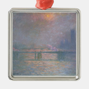 Claude Monet die Themse mit Charing Kreuz Ornament Aus Metall