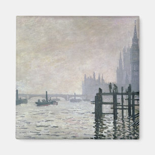 Claude Monet die Themse unter Westminster Magnet