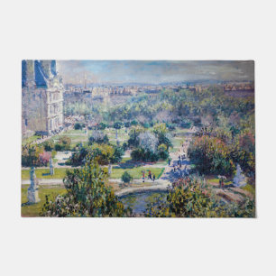 Claude Monet - Die Tuilerien-Gärten Fußmatte