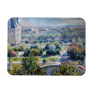 Claude Monet - Die Tuilerien-Gärten Magnet