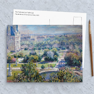 Claude Monet - Die Tuilerien-Gärten Postkarte