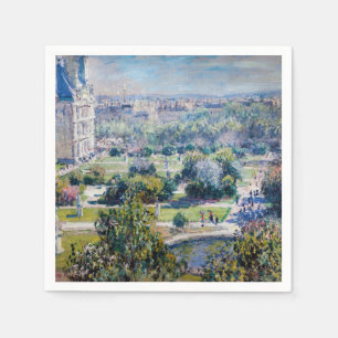 Claude Monet - Die Tuilerien-Gärten Serviette