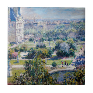 Claude Monet - Die Tuileries Gärten Fliese