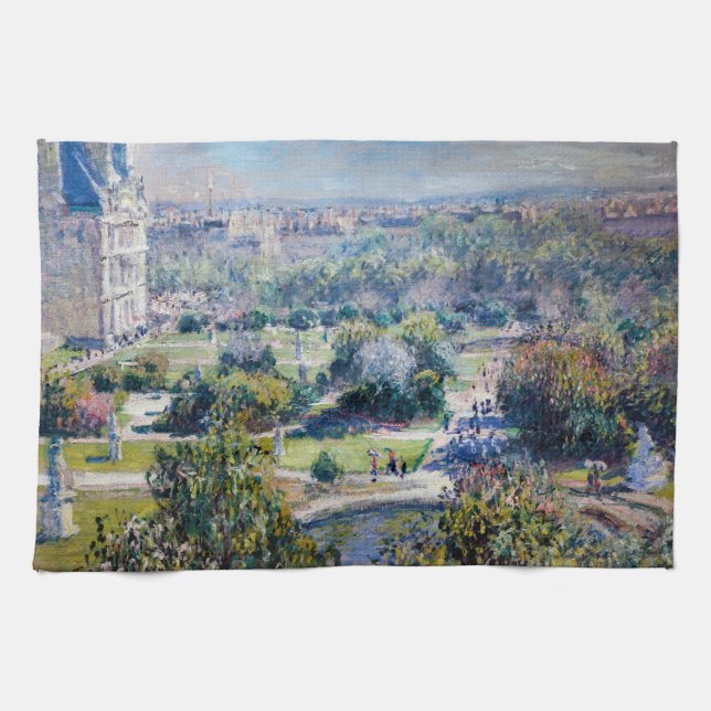 Claude Monet - Die Tuileries Gärten Geschirrtuch (Horizontal)