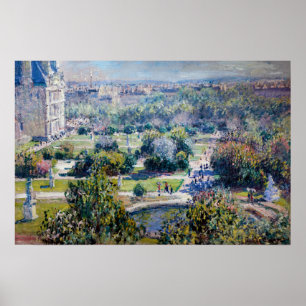 Claude Monet - Die Tuileries Gärten Poster