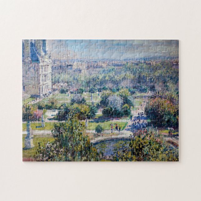 Claude Monet - Die Tuileries Gärten Puzzle (Horizontal)