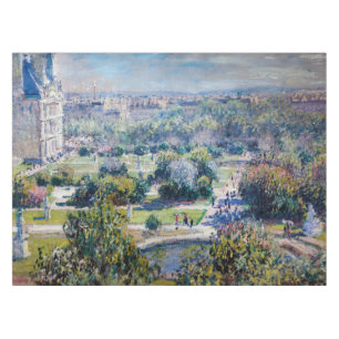 Claude Monet - Die Tuileries Gärten Tischdecke