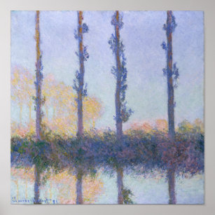 Claude Monet   Die vier Bäume Poster