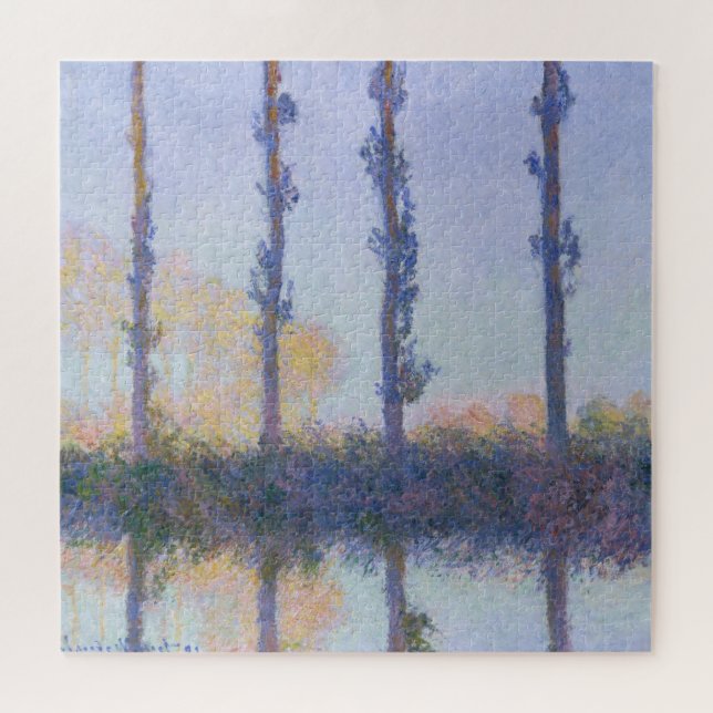 Claude Monet | Die vier Bäume Puzzle (Horizontal)