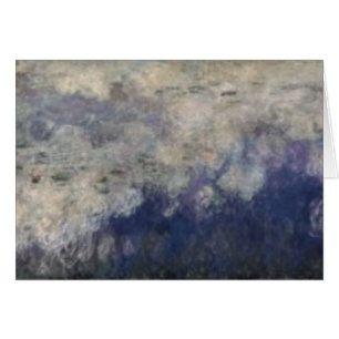 Claude Monet   die Wasserlilien die Wolken,