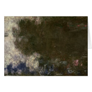 Claude Monet   die Wasserlilien die Wolken,