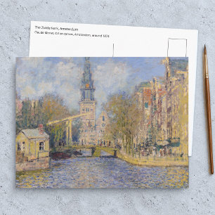 Claude Monet - Die Zuiderkerk, Amsterdam Postkarte