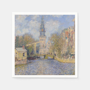 Claude Monet - Die Zuiderkerk, Amsterdam Serviette