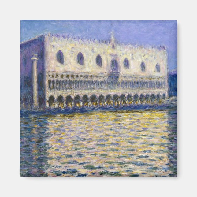 Claude Monet - Dogenpalast Magnet (Vorne)
