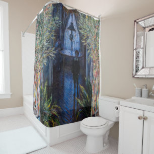 Claude Monet - Ecke der Wohnung Duschvorhang