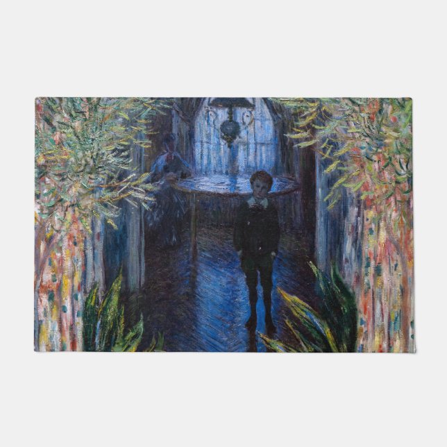 Claude Monet - Ecke der Wohnung Fußmatte (Vorderseite)