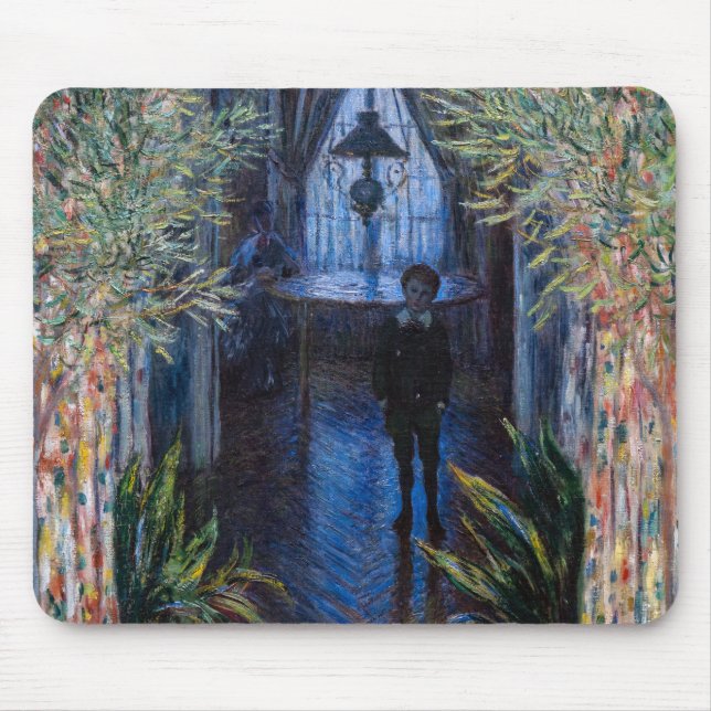Claude Monet - Ecke der Wohnung Mousepad (Vorne)