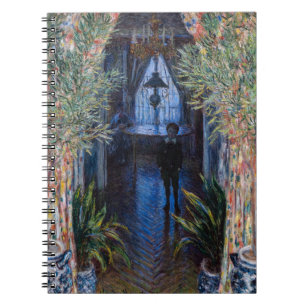 Claude Monet - Ecke der Wohnung Notizblock
