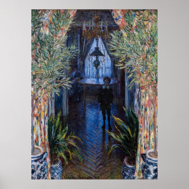 Claude Monet - Ecke der Wohnung Poster (Vorne)
