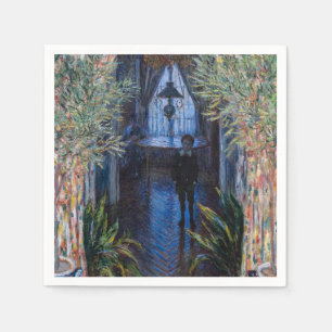 Claude Monet - Ecke der Wohnung Serviette