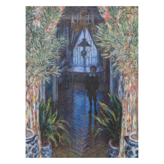 Claude Monet - Ecke der Wohnung Tischdecke (Vorderseite)
