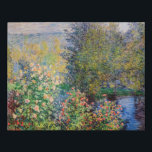 Claude Monet - Ecke des Gartens am Montgeron Künstlicher Leinwanddruck<br><div class="desc">Ecke des Gartens bei Montgeron / Coin de jardin a Montgeron - Claude Monet,  Oil on Leinwand,  1876</div>