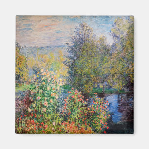 Claude Monet - Ecke des Gartens am Montgeron Magnet
