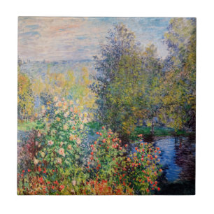 Claude Monet - Ecke des Gartens in Montgeron Fliese