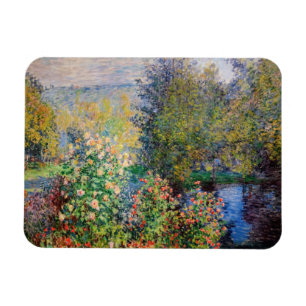 Claude Monet - Ecke des Gartens in Montgeron Magnet