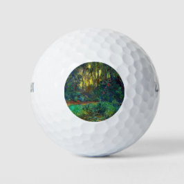 Claude Monet - Ecke eines Teiches mit Wasserlilien Golfball