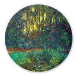 Claude Monet - Ecke eines Teiches mit Wasserlilien Keramikknauf