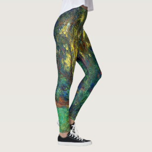 Claude Monet - Ecke eines Teiches mit Wasserlilien Leggings