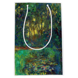 Claude Monet - Ecke eines Teiches mit Wasserlilien Mittlere Geschenktüte