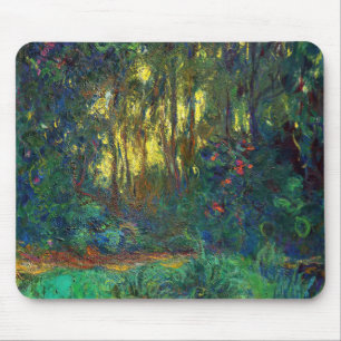 Claude Monet - Ecke eines Teiches mit Wasserlilien Mousepad