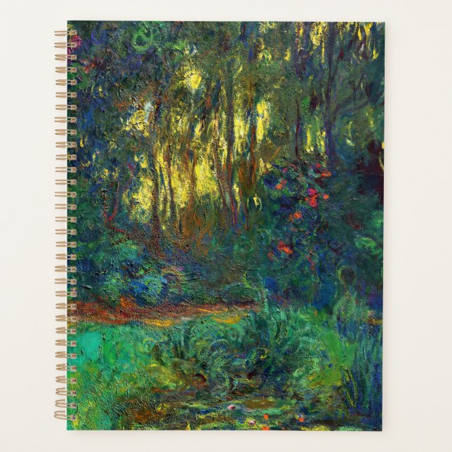 Claude Monet - Ecke eines Teiches mit Wasserlilien Planer (Vorderseite)