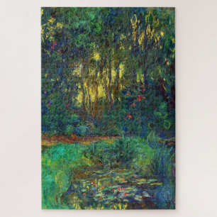 Claude Monet - Ecke eines Teiches mit Wasserlilien Puzzle
