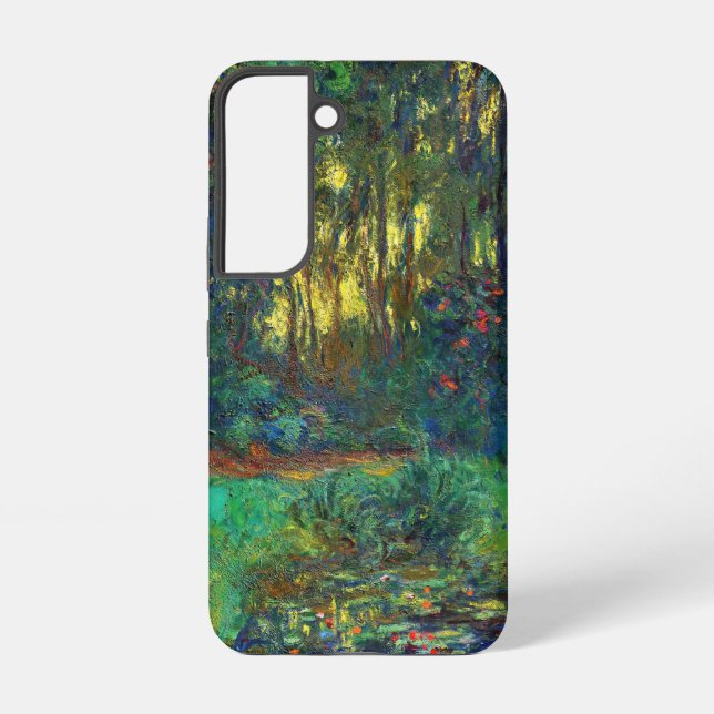 Claude Monet - Ecke eines Teiches mit Wasserlilien Samsung Galaxy Hülle (Rückseite)