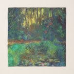 Claude Monet - Ecke eines Teiches mit Wasserlilien Schal<br><div class="desc">Coin du bassin aux nympheas / Corner of a Pond with Wasserlilien - Claude Monet,  Oil on Leinwand,  1918</div>