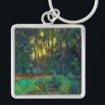 Claude Monet - Ecke eines Teiches mit Wasserlilien Schlüsselanhänger<br><div class="desc">Coin du bassin aux nympheas / Corner of a Pond with Wasserlilien - Claude Monet,  Oil on Leinwand,  1918</div>
