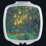 Claude Monet - Ecke eines Teiches mit Wasserlilien Taschenspiegel<br><div class="desc">Coin du bassin aux nympheas / Corner of a Pond with Wasserlilien - Claude Monet,  Oil on Leinwand,  1918</div>