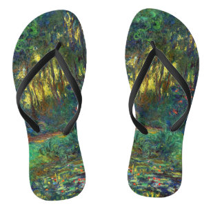 Claude Monet - Ecke eines Teichs mit Seerosen Flip Flops
