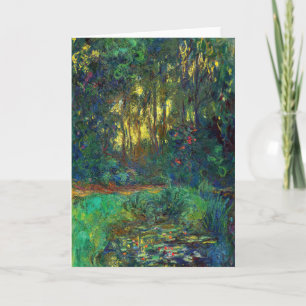 Claude Monet - Ecke eines Teichs mit Seerosen Karte