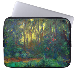 Claude Monet - Ecke eines Teichs mit Seerosen Laptopschutzhülle